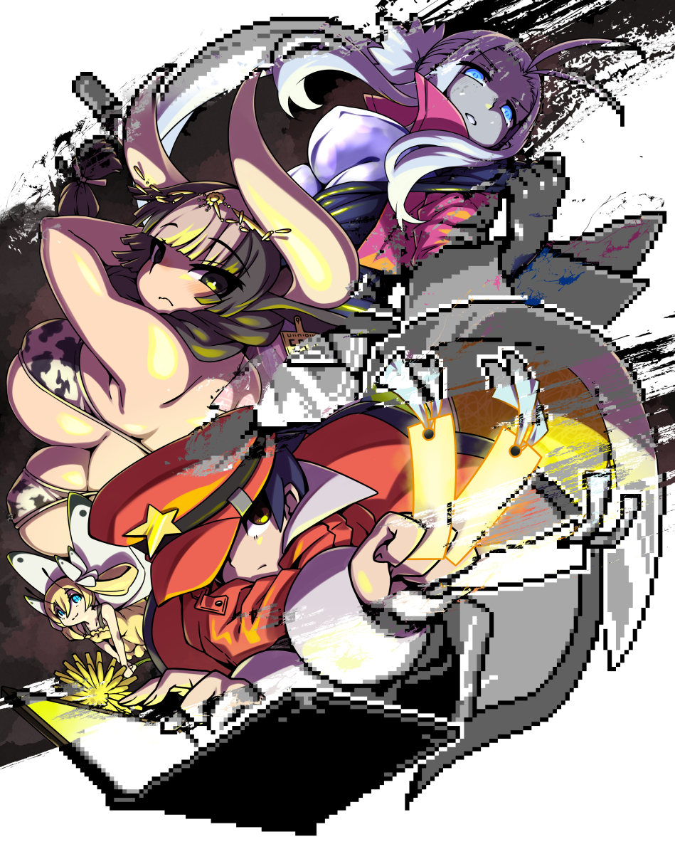 コンセプトアートはドット絵版とイラスト版を用意して…ガッチャンコ!しました。 #アルマグリモワール 