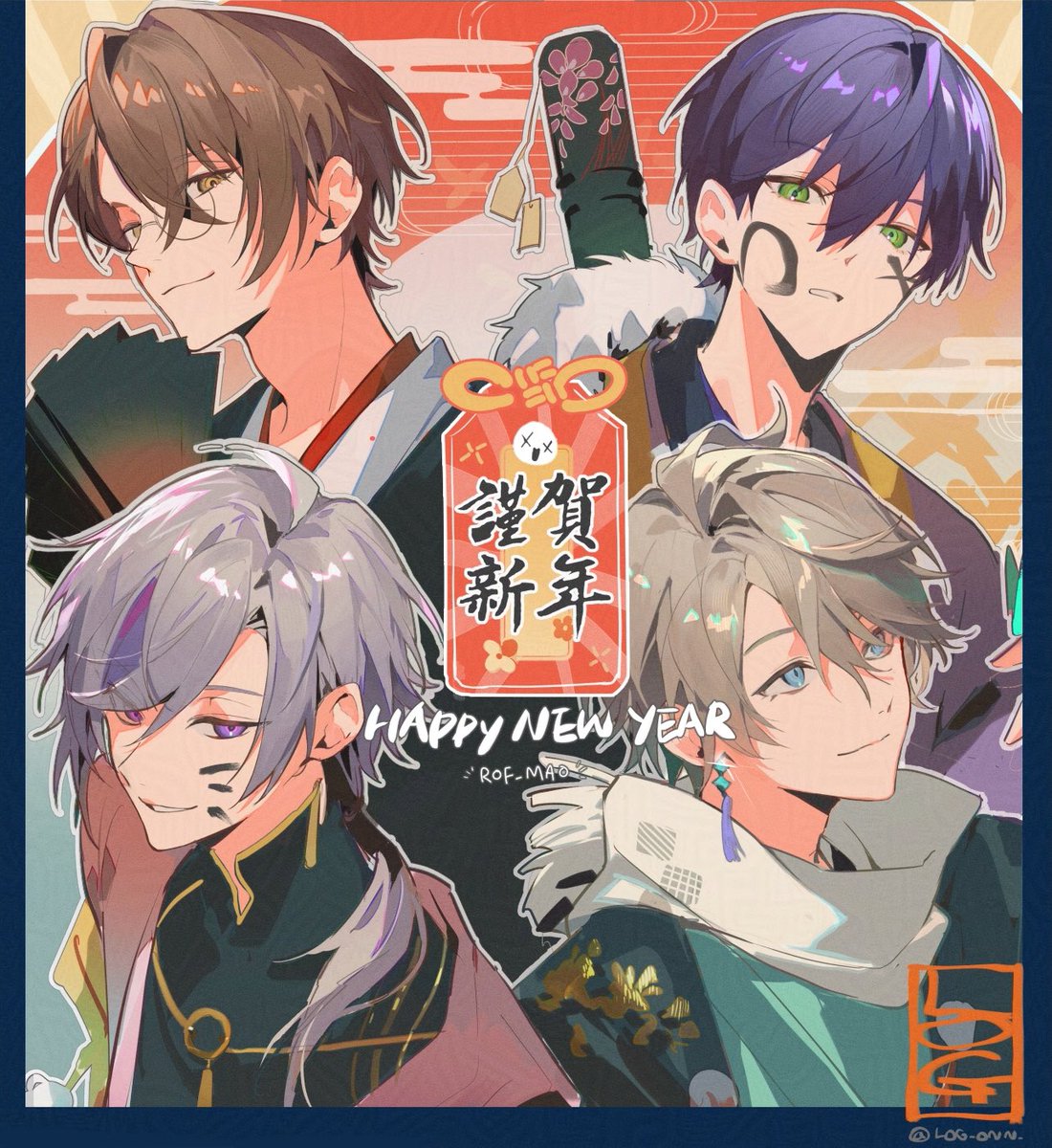 log_onn_'s tweet photo. 🎍🐴🎍 #ろふあーと https://t.co/rViQM38Xa1
