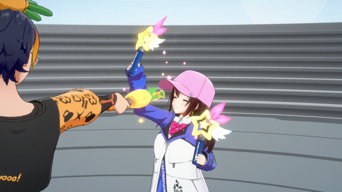 himither's tweet image. #Holoearth #ホロアース #ときのそら生放送
Sora-chan came by and jumped around alot. 🦘