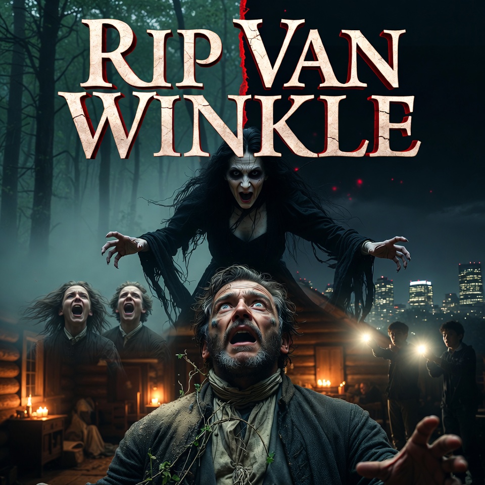 MarkDeuceFilms2's tweet image. RIP Van Winkle
Premise: In the harsh winter of 1760s colonial America, farmer Rip Van Winkle and his wife face ruin after a devastating crop failure. Desperate, Mrs. Van Winkle strikes a forbidden deal with a local witch-astrologer. @HorrorNHaunted #HorrorMovies