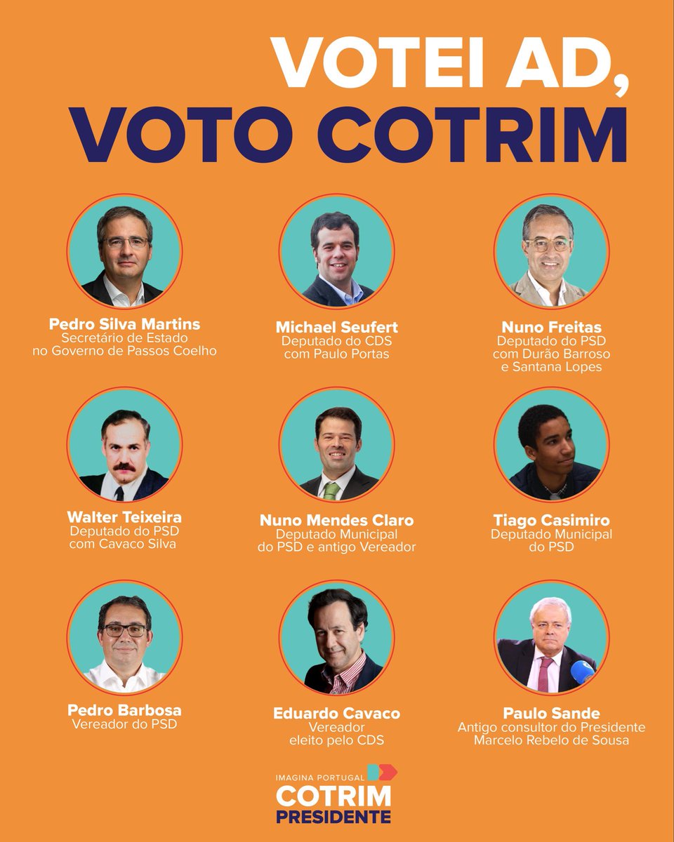Novos apoios da AD. Cada vez somos mais 🇵🇹