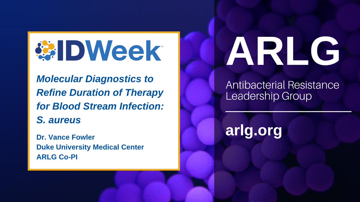 Antibacterial Resistance Leadership Group tweet media