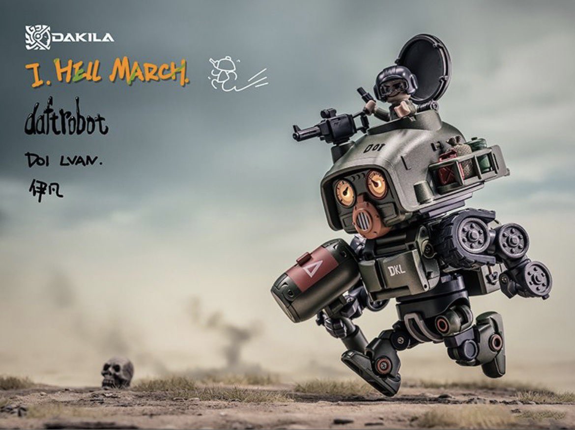garimpeiro_toys's tweet photo. DAKILAのダフトボットシリーズ「ヘルマーチ」最高にいいぞ…！ https://t.co/eGzVk95KD9