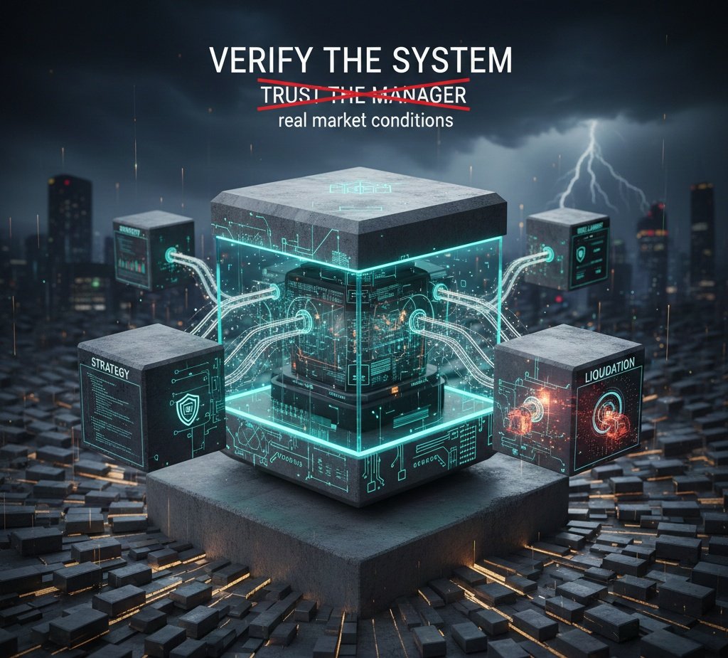 abdulbadinu's tweet image. Gmcrete @ConcreteXYZ Fam ♥️
Today I spent time thinking about trust in on-chain finance, and how much of DeFi security is still built on assumptions rather than enforcement.
• We trust that strategies behave as designed once deployed.
• We trust that managers act within risk