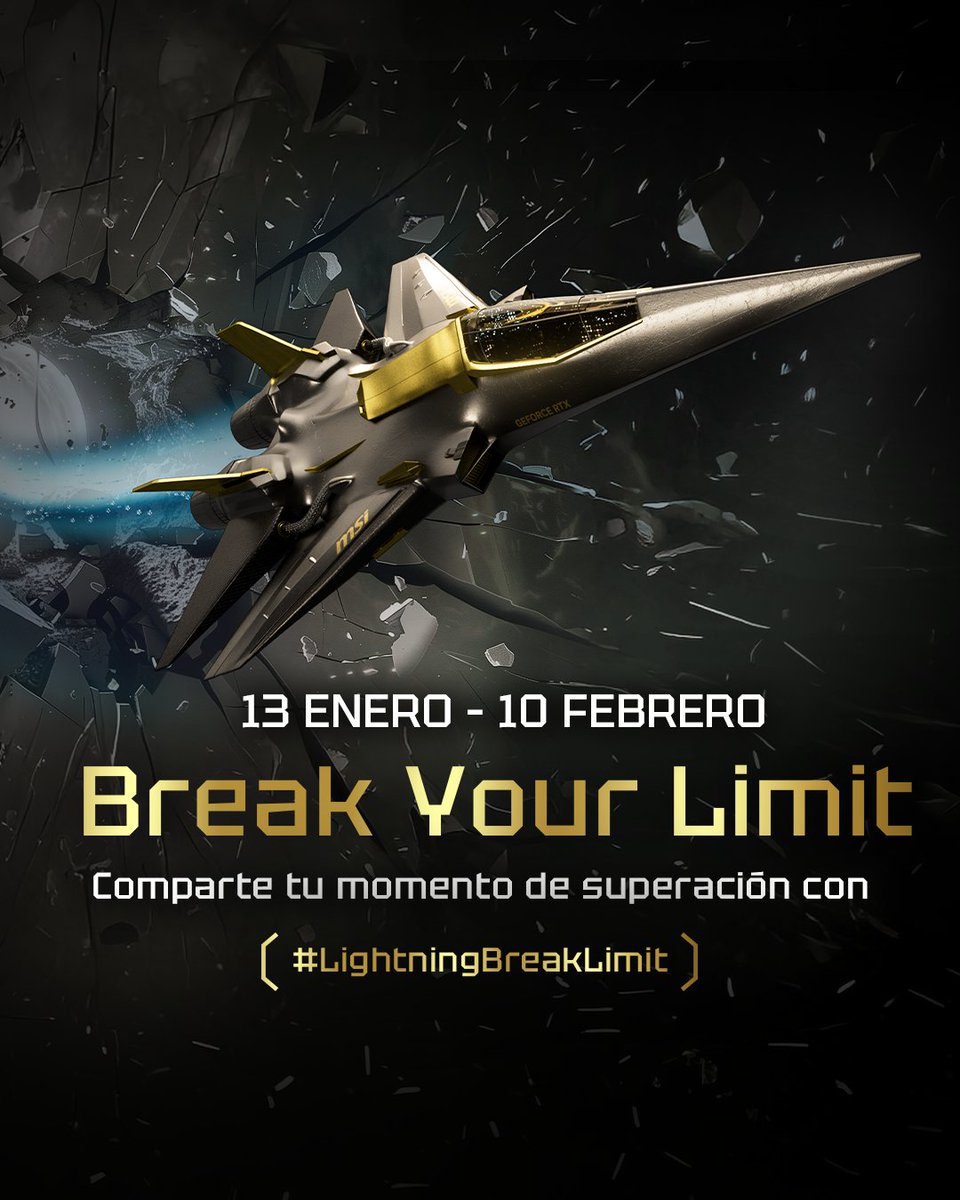MSI_ES's tweet image. ⚡Rompe tus límites con este SORTEO⚡

Romper límites está en el ADN de la MSI LIGHTNING😎

Dinos cómo rompes tus límites y tendrás la oportunidad de GANAR la tarjeta gráfica 5090 LIGHTNING Z🎁

⬇️💬Participa respondiendo con tu momento de romper límites con #LightningBreakLimit