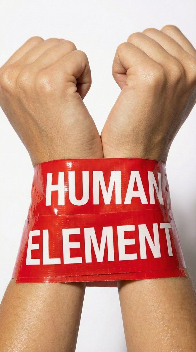 NavroMedia's tweet photo. They want the "Maker" but forget the Human Element.
We aren't just data on a screen or parts of a machine. We are the pulse and the soul behind everything that exists. Stop silencing the people who build the world.
Who are you without your tools?
#HumanElement #TheMaker https://t.co/0NdmCJf18E