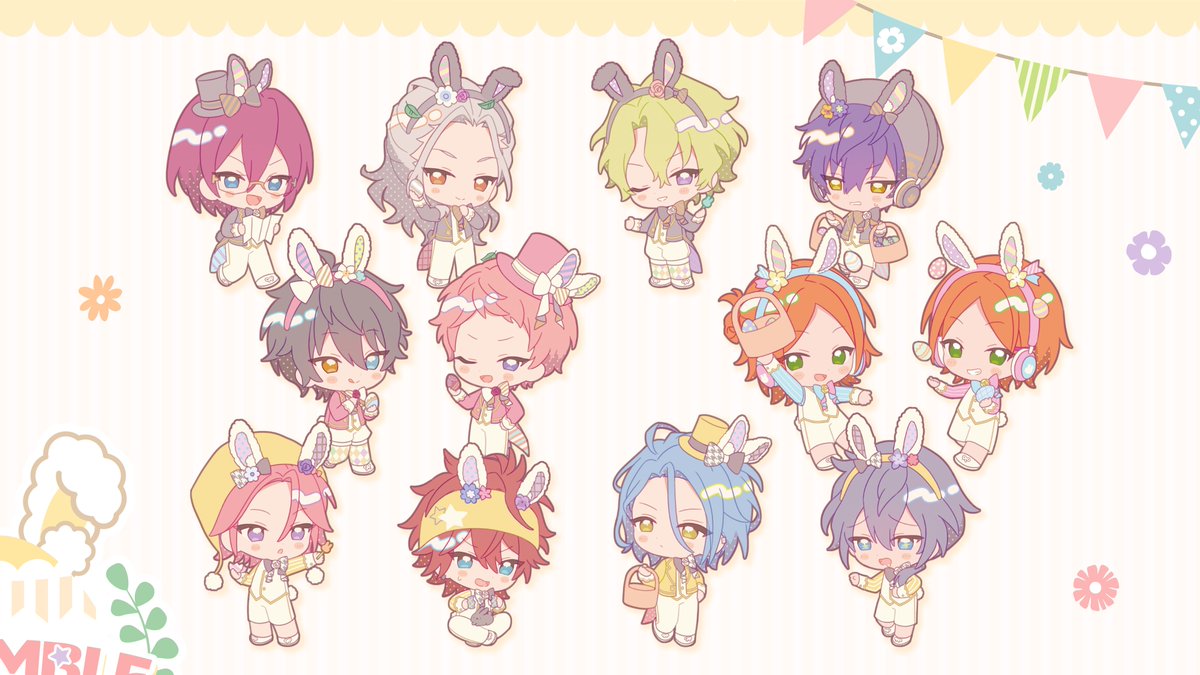 animate_cafe's tweet image. 🌟情報解禁🌟
〖 あんさんぶるスターズ！！〗

あんスタ10thフェス × アニメイトカフェ
実施決定🍽️🎉

﹒🐇﹒︵ ︵ ︵ ︵ ︵ ︵ ︵ ︵ ︵ ︵ ◌ 𓈒゜

 　　   ◌ ENSEMBLE EASTER!! ◌
  開催期間：2026/3/15(日) 〜 5/10(日)
  開催店舗：アニメイトカフェ
  　　　　　池袋、名古屋、天王寺

◌…