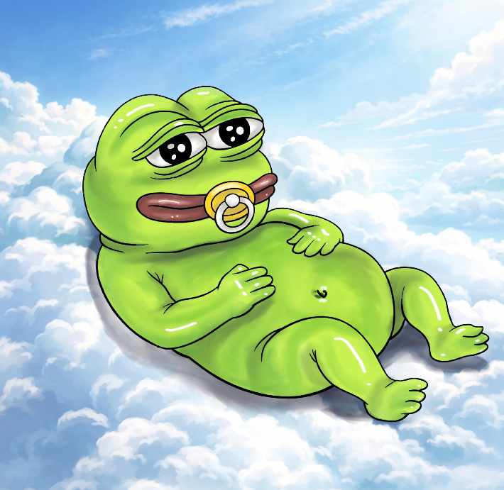 Chillin while going up! HODL! 
$BABYPEPE