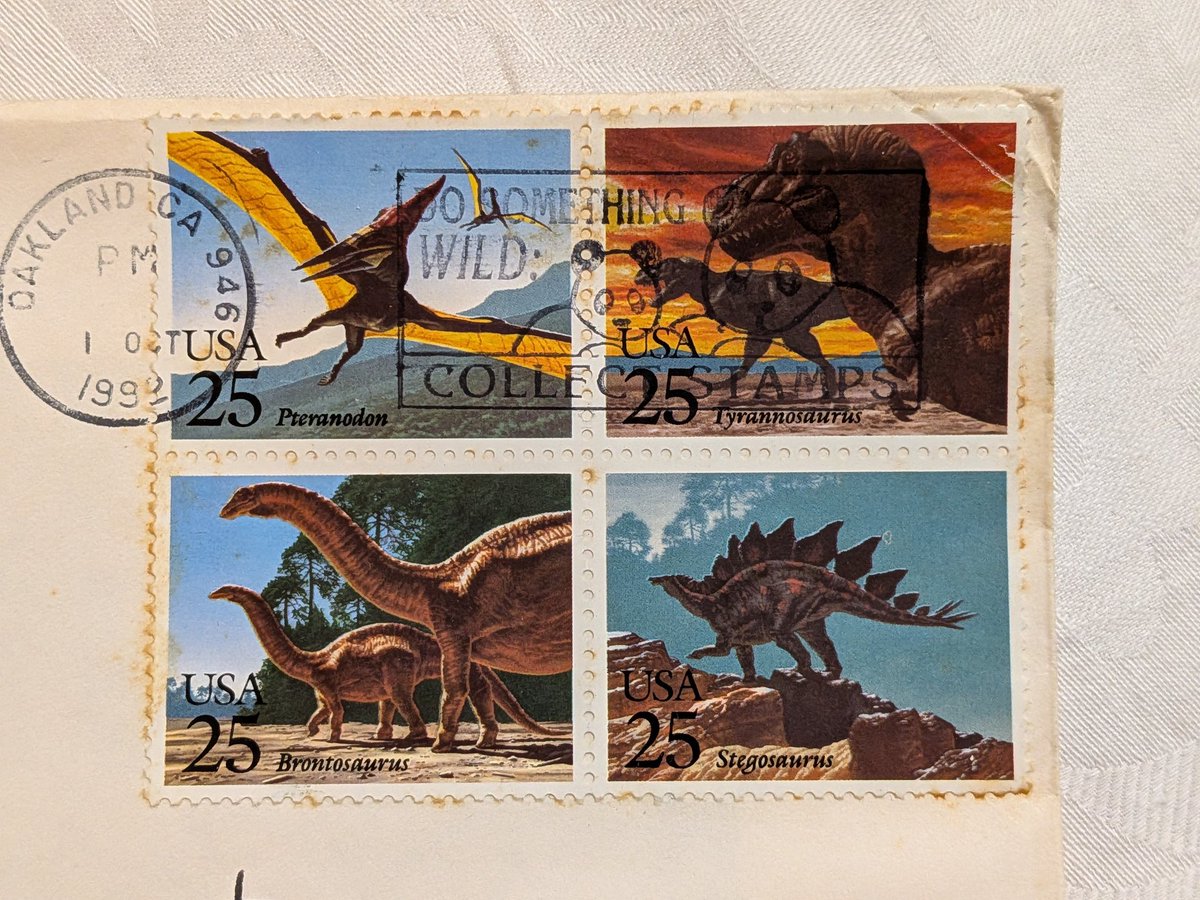 古い手紙の切手 ①from Jamie Westcott Denver Co. ②from Pete