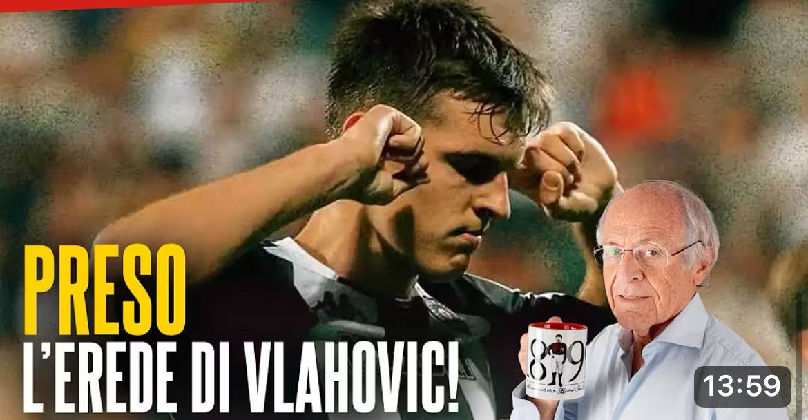 Carlo si sveglia con il buon umore pensando già al nuovo Vlahovic