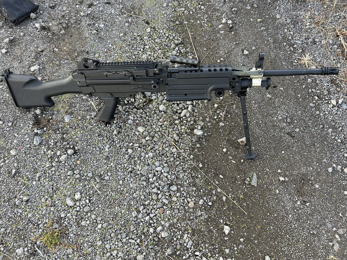 x888013's tweet image. #ミリタリー物販

A&amp;amp;K M249 レールトップカバー
空撃ちでの動作確認済み

30k 送別