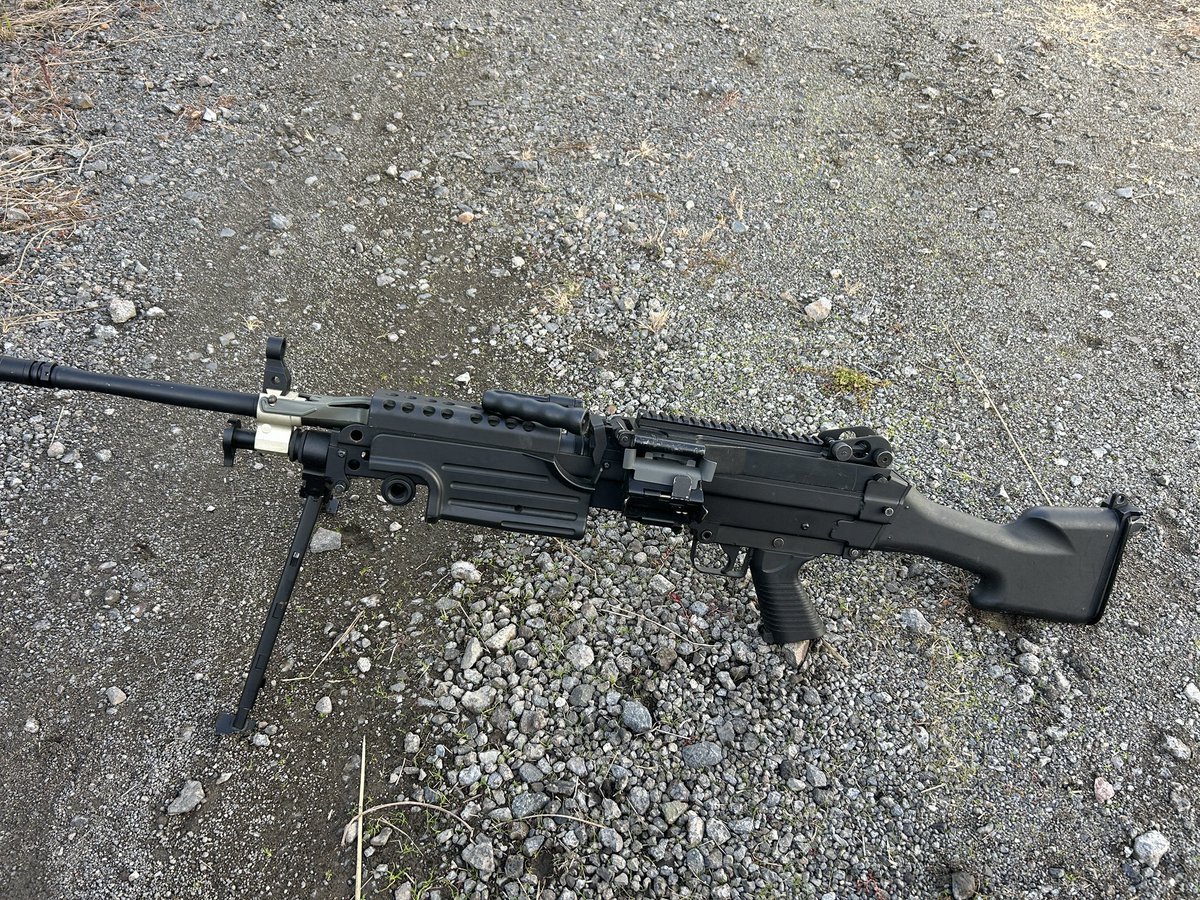x888013's tweet image. #ミリタリー物販

A&amp;amp;K M249 レールトップカバー
空撃ちでの動作確認済み

30k 送別