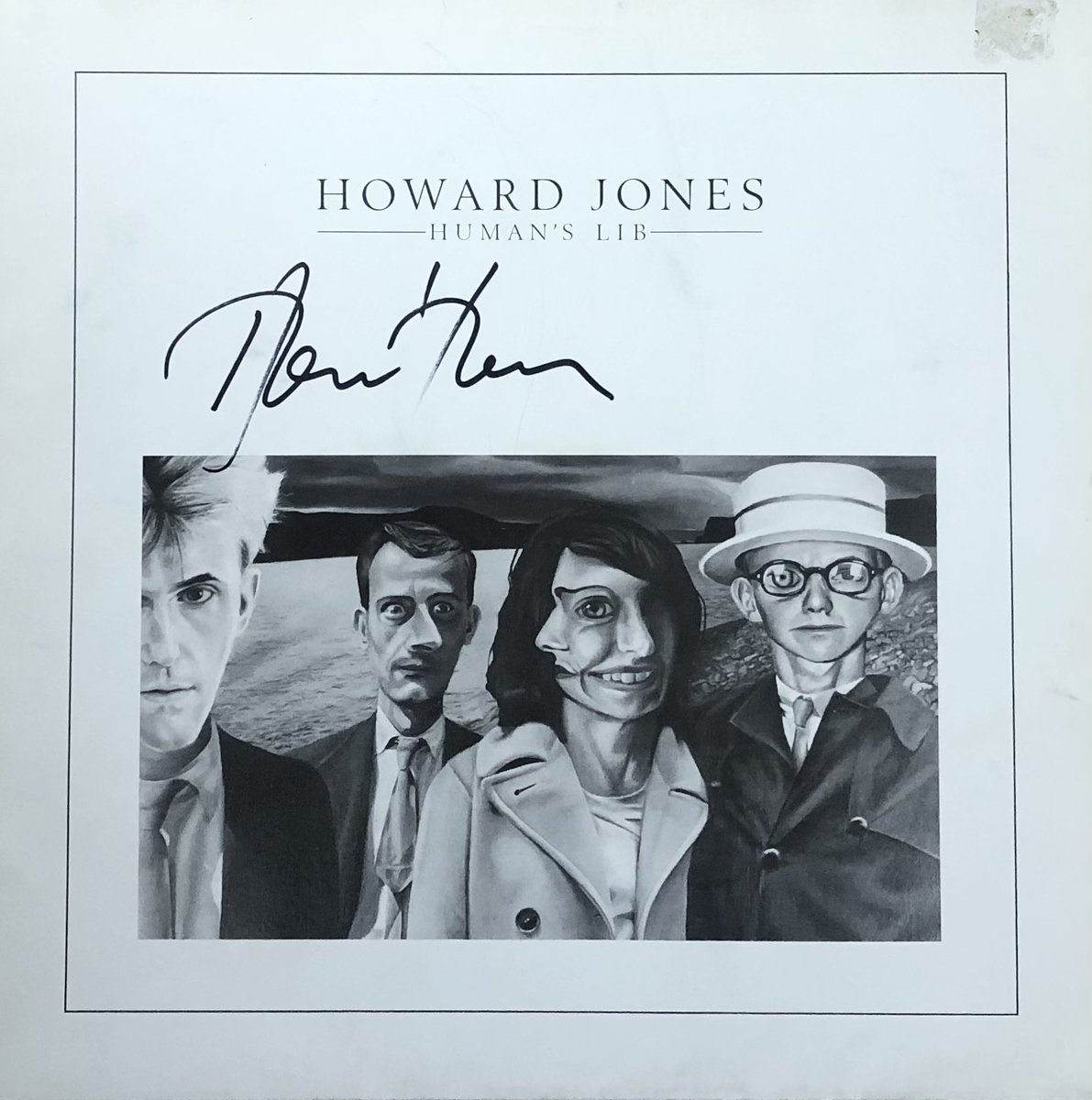 myRockworld memorabilia Howard Jones signed Lp