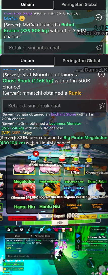 FISH IT FESS ‼️ WTT CANTUMIN UNAME tweet media
