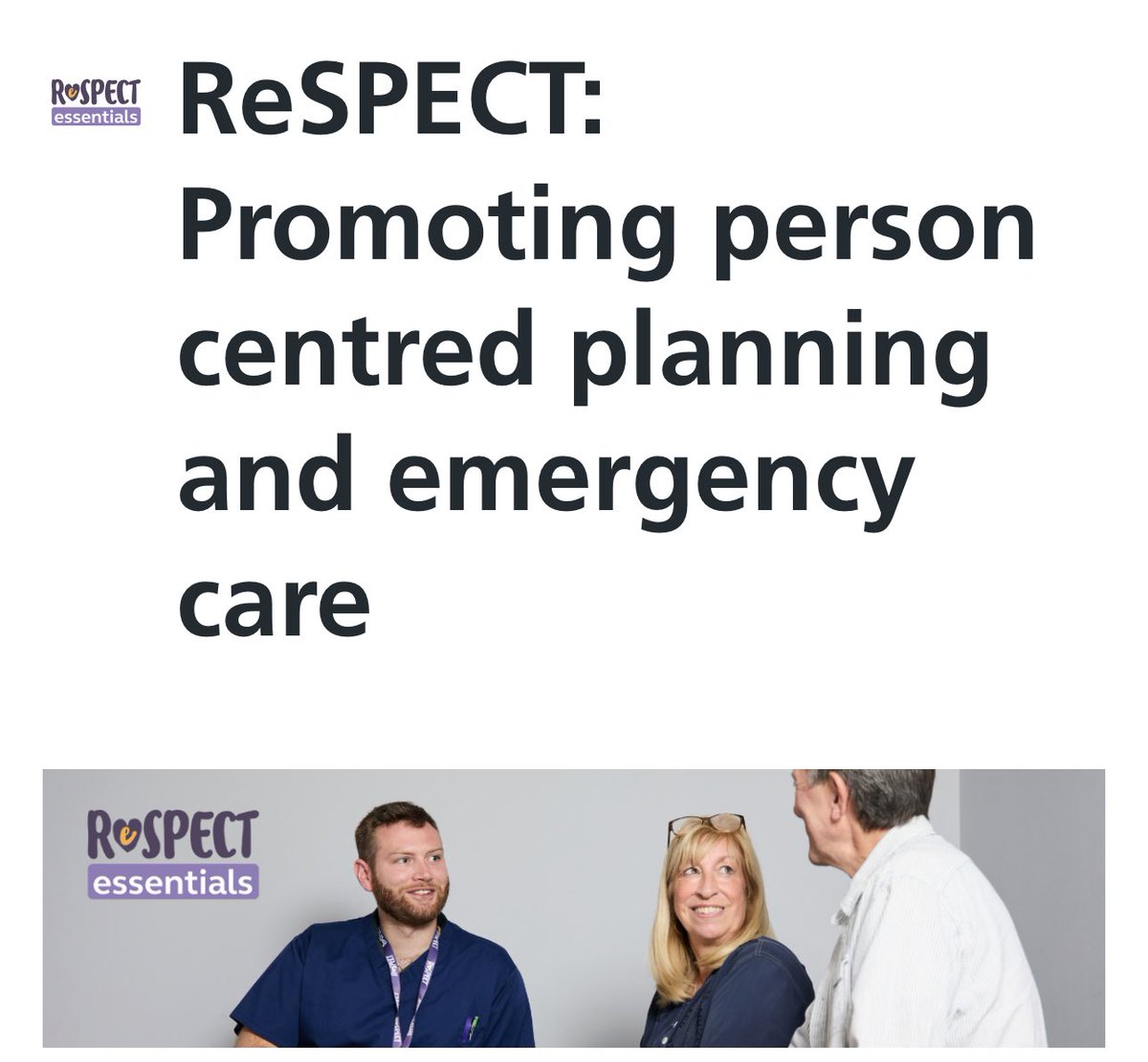 The <a href="/ResusCouncilUK/">Resuscitation Council UK</a> has launched a free, national e-learning course to help healthcare professionals confidently use the Recommended Summary Plan for Emergency Care and Treatment (#ReSPECT). 

Access it here: learninghub.nhs.uk/catalogue/resp…