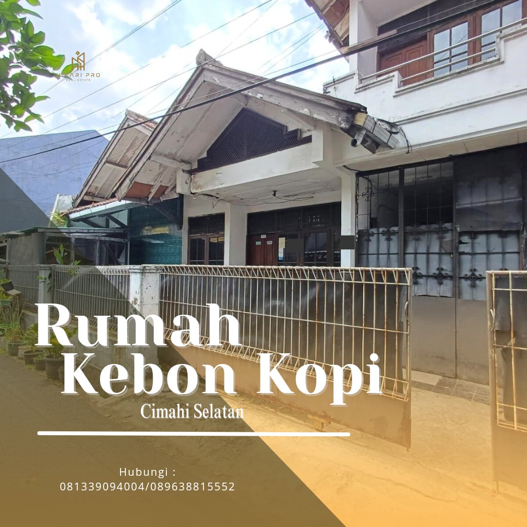 Jual Rumah di kebon kopi cibeureum Cimahi, LT : 154 m2, LB 140 m2, KT : 4, KM : 2, Harga Rp 1 M