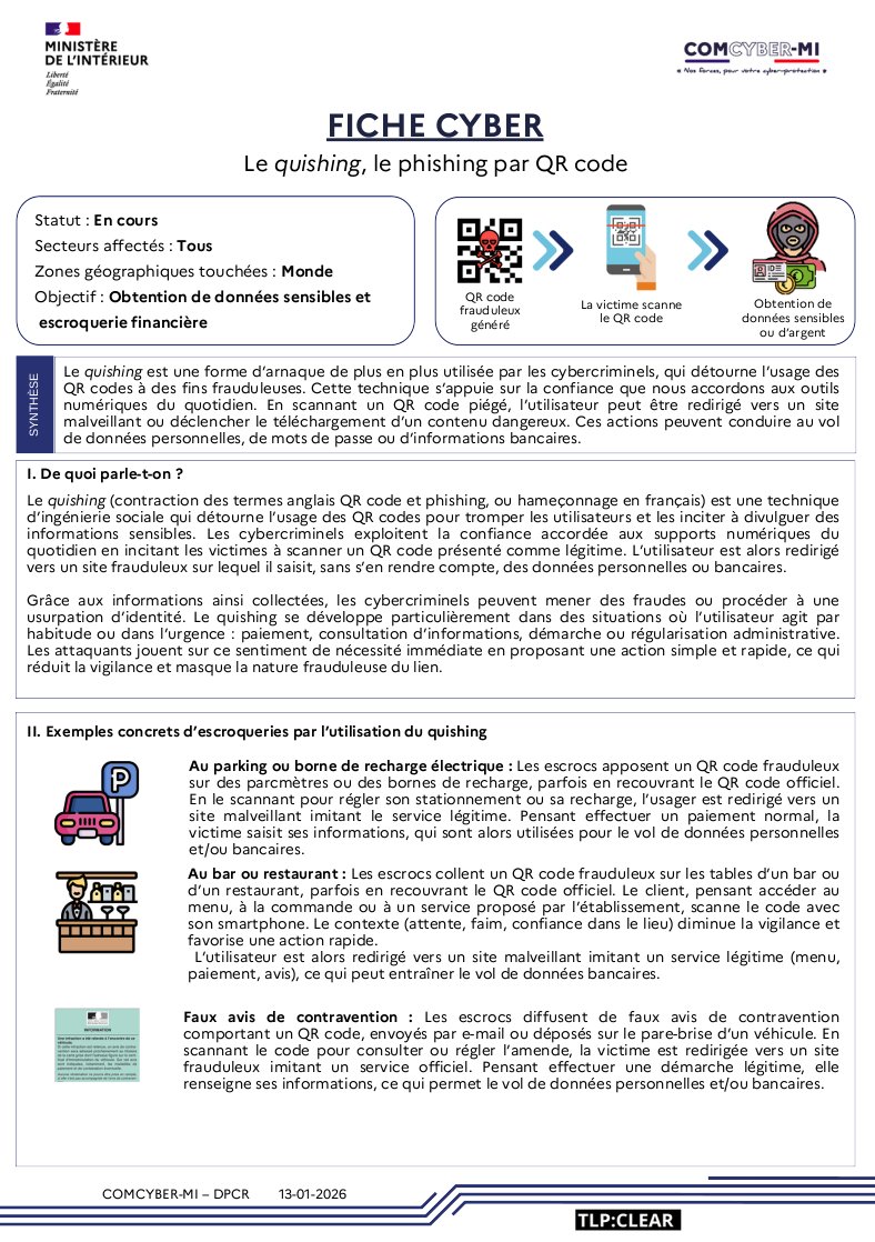 Forces cyber du ministère de l'Intérieur tweet media