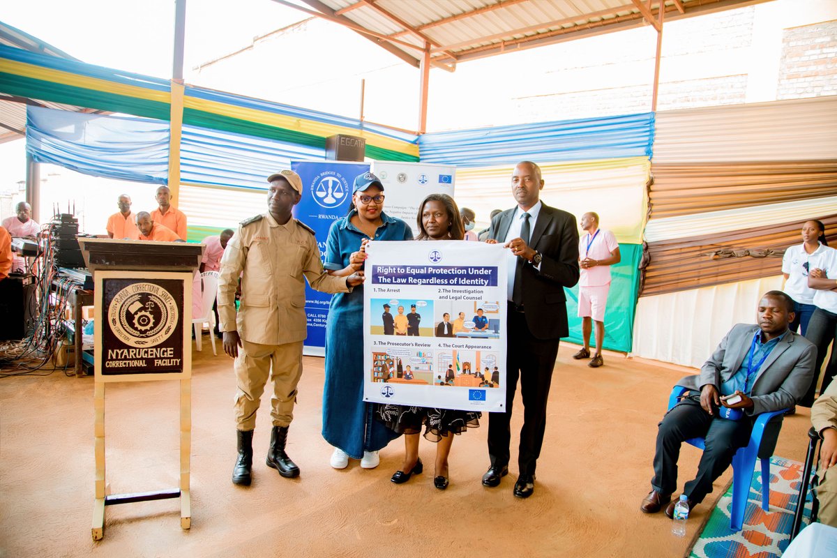 On 21/12/2025, <a href="/RwandaB2Justice/">Rwanda Bridges to Justice</a> organized a Rights Awareness Campaign and the event featured a Christmas Eve celebration for children residing at Nyarugenge CF. This initiative was conducted in partnership with <a href="/Rwanda_Justice/">Ministry of Justice</a> and <a href="/RCS_Rwanda/">Rwanda Correctional Service</a> under the project funded by <a href="/EUinRW/">EU Delegation to Rwanda</a>