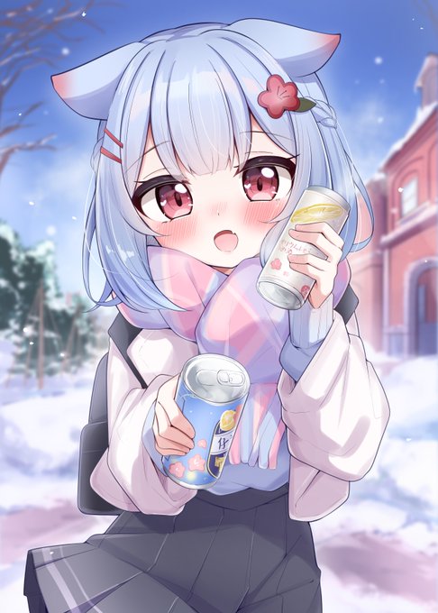 #うめ絵日記 #ぶいありうむ合同誌
合同誌で描いたうめち🐾 