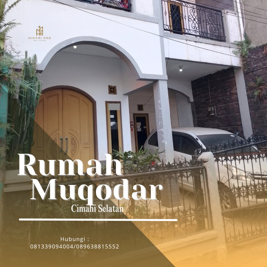 Jual rumah di muqodar cimahi, LT : 90 m2, LB : 100 m2, KT : 5, KM : 2, Harga Rp 775jt