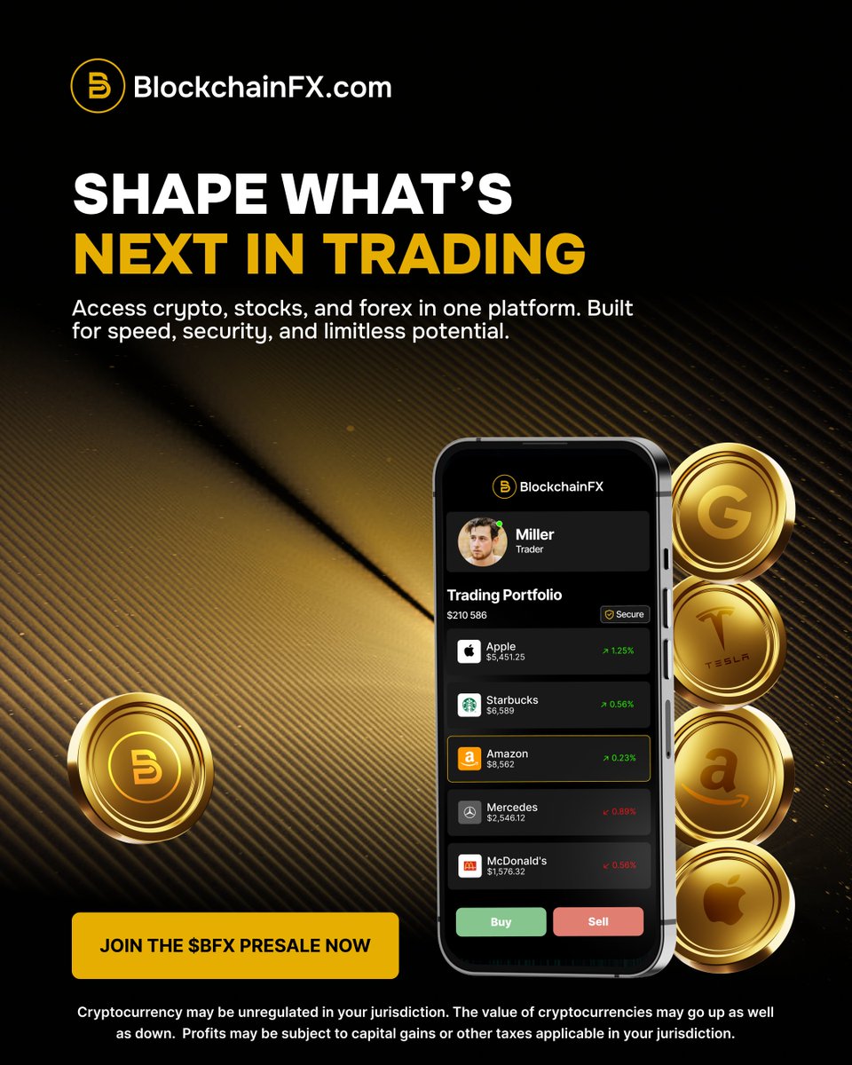 ✨Define the future of trading your way. Built for speed, security, and  seamless execution. Join the $BFX presale 👉 https://t.co/obxqQkwFJh #Web3 # Crypto #BFX #BlockchainFX #Presale #CryptoCurrency