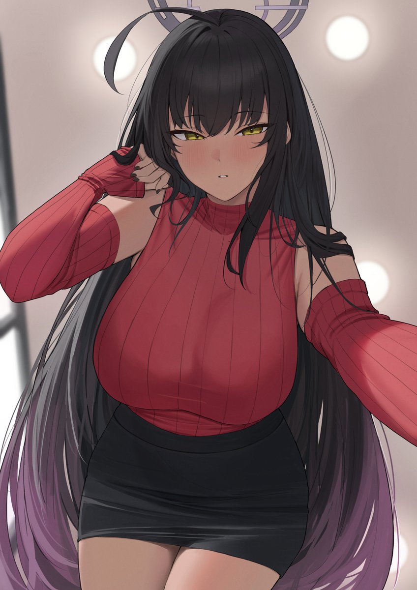 R0_Ref's tweet image. Karin♥️ 
#ブルアカ #BlueArchive