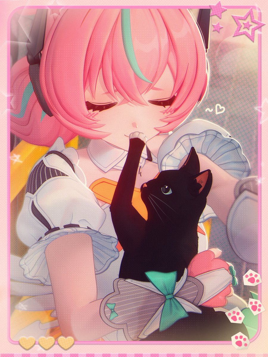 AOD_JP_Official's tweet image. ✨
今日ね、六分街をお散歩してたら…すっごくかわいい猫ちゃんに会えちゃった！！この子の名前、だれか知ってる人いるかな？
しかもこの子の方からすりすりしてくれたの…もお、親愛度MAXになるの早すぎだよぉ…(*´˘`*)♡