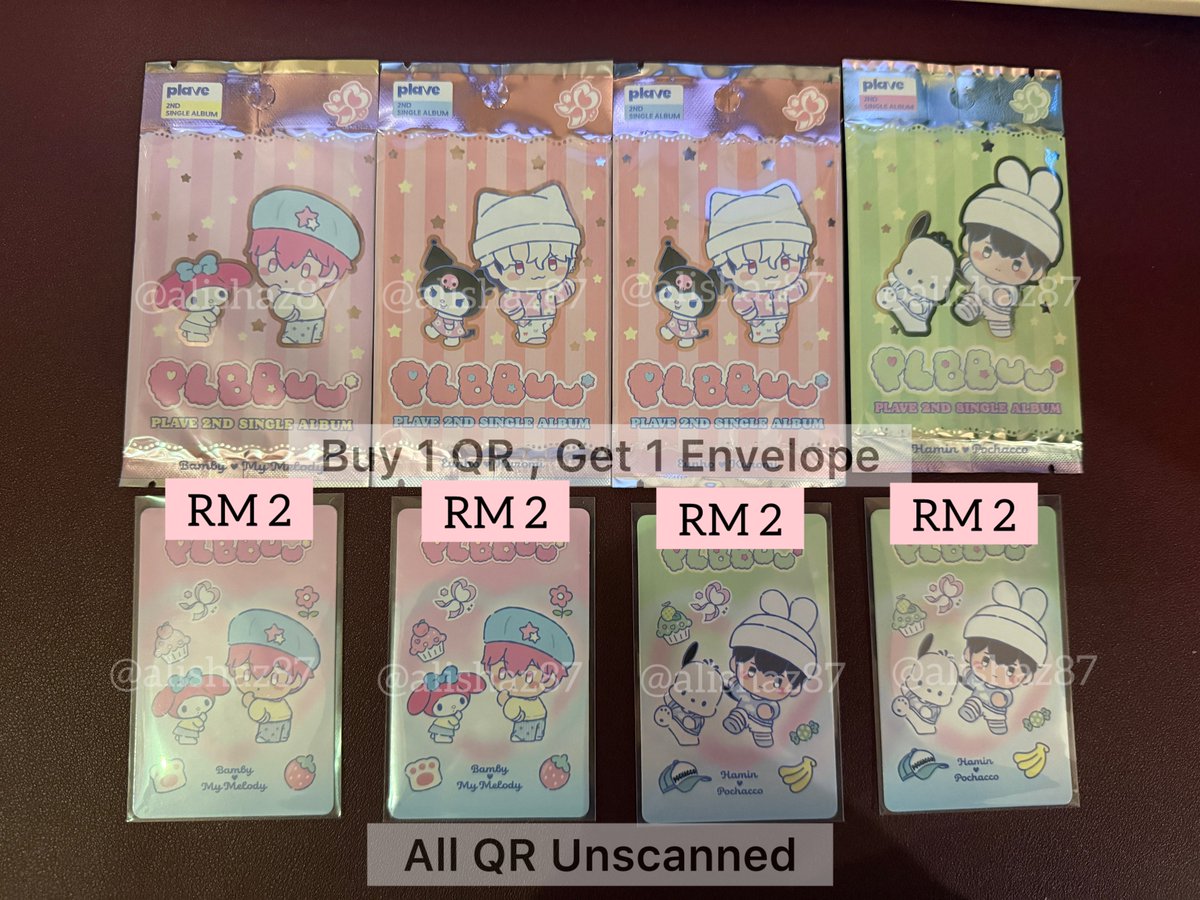 alishaz87's tweet photo. WTS on hand 🇲🇾
Plave MMMM Accessories / Dash Quantum Leap MD / PLBBUU PocaAlbum

Rfs: Clear extras
Condition : New , Unsealed
Price : as shown on photos

- Price excluding Local Postage
- Serious buyer only
Pls dm/reply if interested
#pasarplaveMY #pasarplave @PasarPlaveMY https://t.co/eNEwuF4mLv
