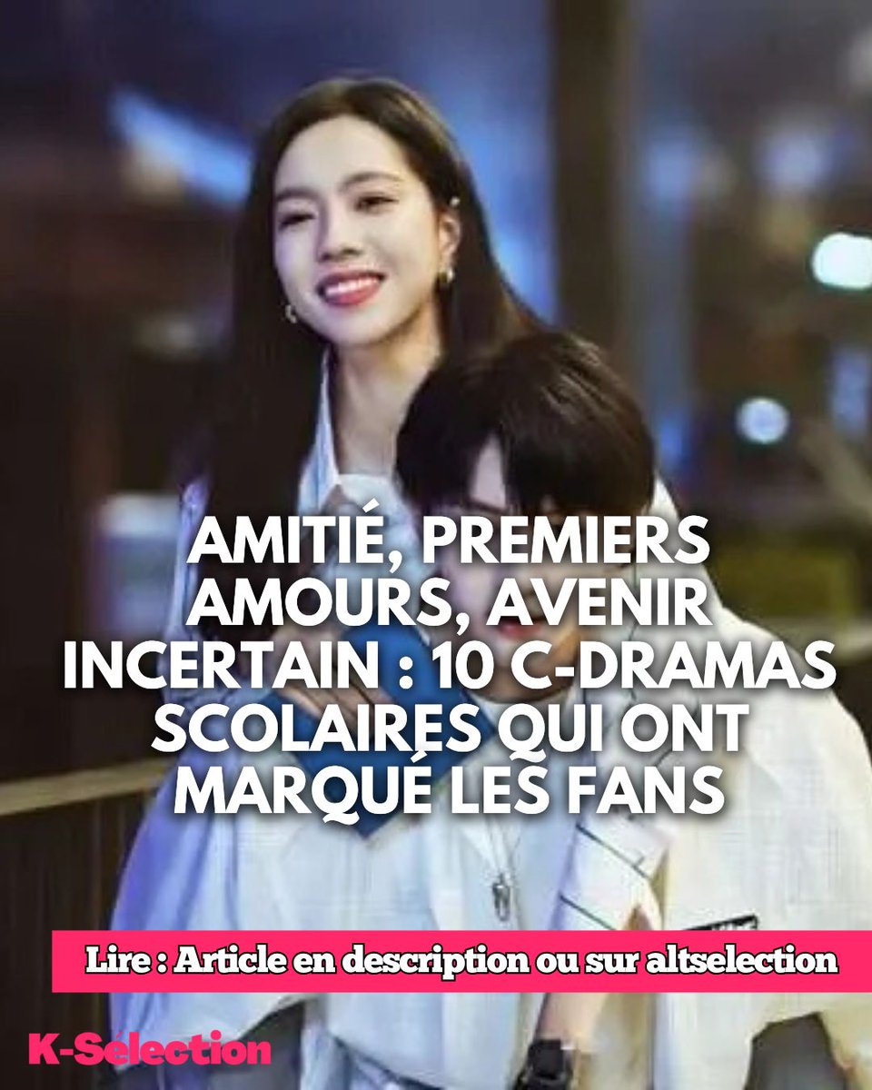ALTKSELECTION's tweet image. Si les histoires de lycée vous parlent, ces C-dramas devraient retenir votre attention. altselection.ouest-france.fr/amitie-premier…