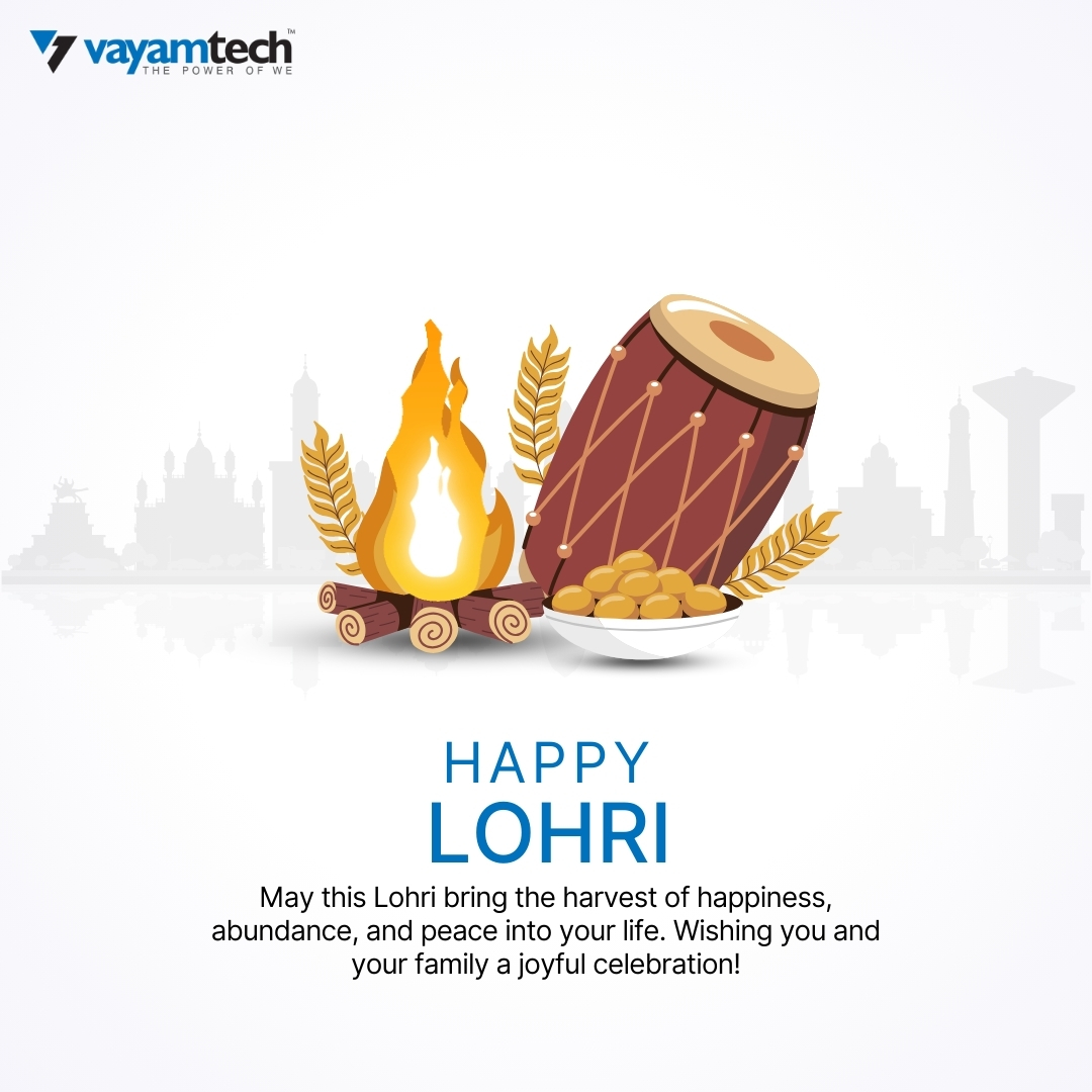 Vayamtech_'s tweet photo. May this Lohri bring the harvest of happiness, abundance, and peace into your life. Wishing you and your family a joyful and prosperous celebration.
#HappyLohri #Vayamtech #Vayamcsc #Vayampay https://t.co/S5iwuUjlSF