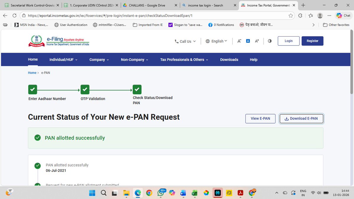 hemandev's tweet photo. Download PAN link is not working here can somebody help @IncomeTaxIndia https://t.co/bF4EYKkWdk