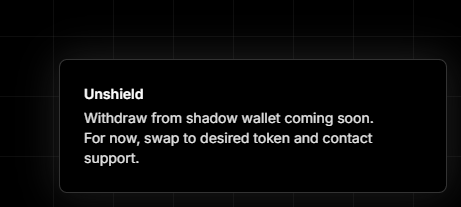 habbohc_dev's tweet photo. @shdwapp You should probably say this before letting users deposit 🤑 https://t.co/lOpmx1pMaB