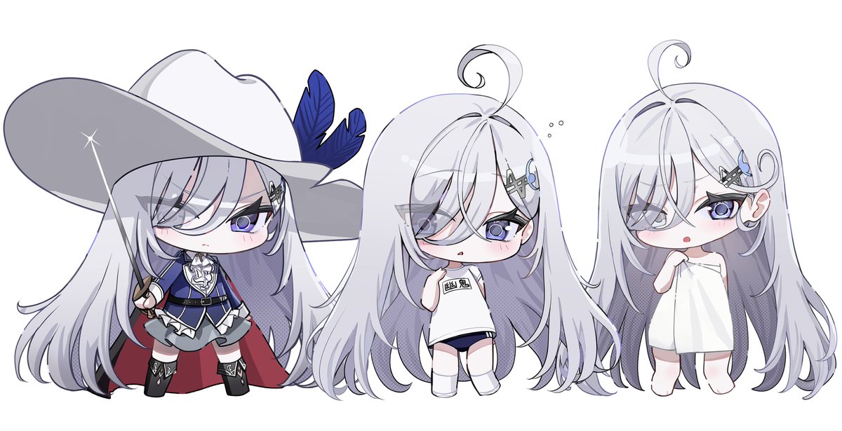 原作小説『死亡遊戯で飯を食う。』アニメフェア限定用に、SD幽鬼を描き下ろしました!
 アニメで気になった方は、ぜひミニ幽鬼たちをお迎えください🐰👻 🗡️ 