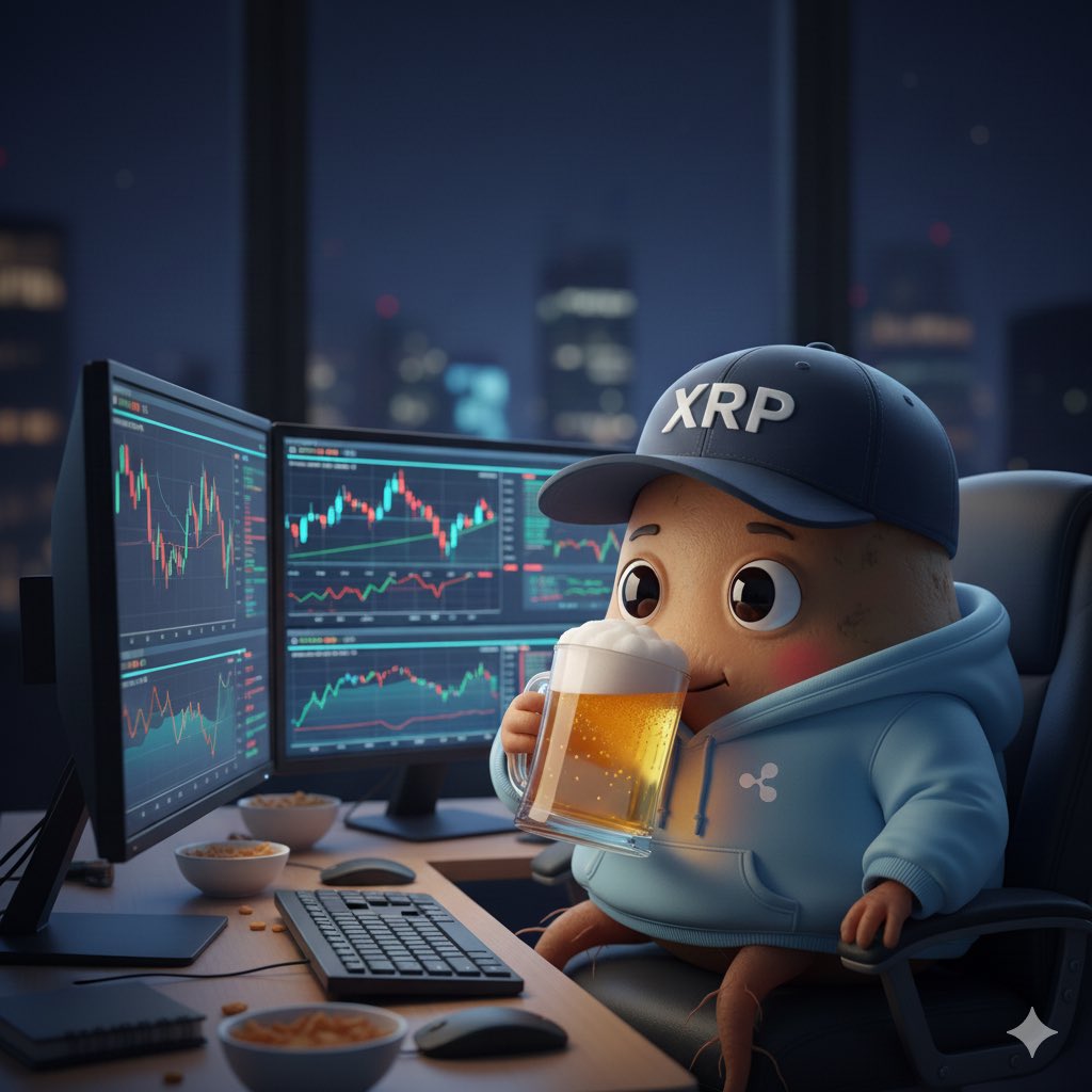 今日も1日お疲れ様でした！ 三連休明けの火曜日を乗り切り 今夜もカンパ～イ🍻😆 楽しい交流と素敵な御縁を 宜しくお願いします🙇‍♂️  2026仮想通貨Go！Go！ #リップル #XRP 🚀ビットコイン🚀 イーサリアムーーーン🚀🌕