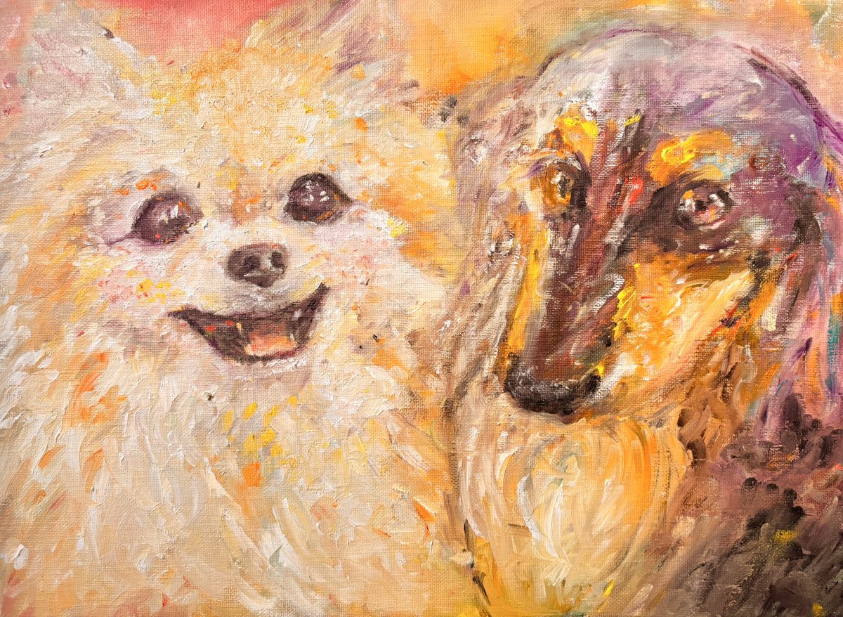 🖼️ご依頼作品🐶 title:日和 eng:always ※お客様の許可を得て投稿し