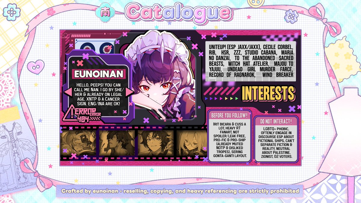 eunoinan's tweet image. Any interactions are greatly appreciated! 

Halo, nan kembali open request layout &amp;amp; FCV ya💗 untuk detailnya bisa lihat di eunoinan.carrd.co 𝙢𝙤𝙝𝙤𝙣 𝙗𝙖𝙘𝙖 𝙏𝙉𝘾🤍 yuk jajaan💓

#zonauang #zonaBA #zonajajan