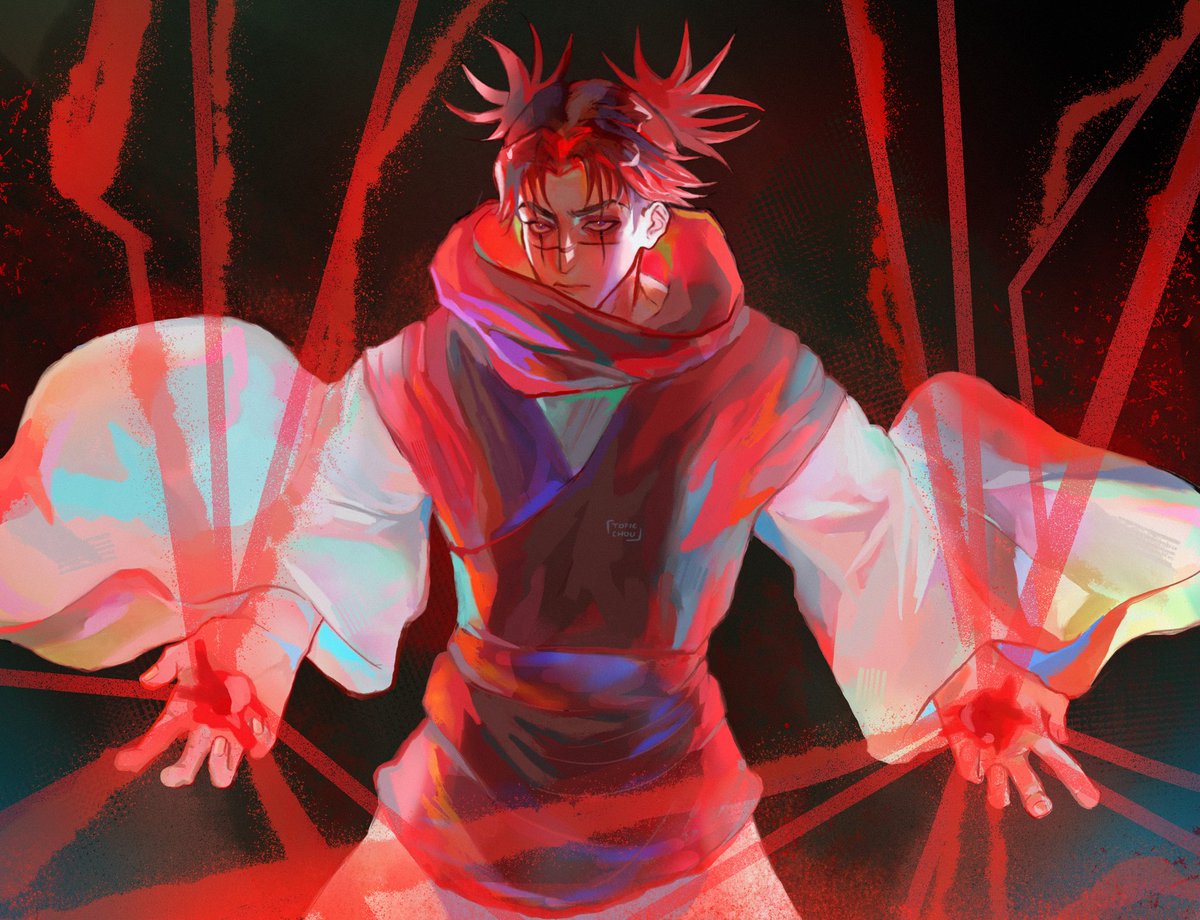 tofiechou's tweet image. S3 choso fanart