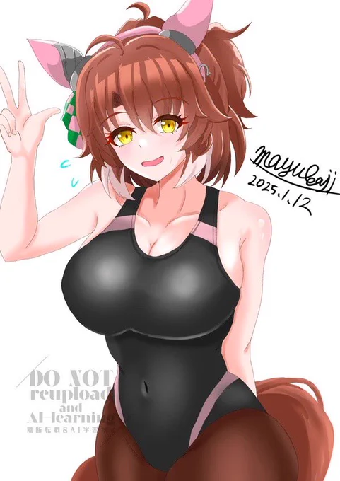 #なんの脈絡もなく水着イラストを再掲して最近フォローしてくれたフォロワーを怖がらせましょう ダンツ…