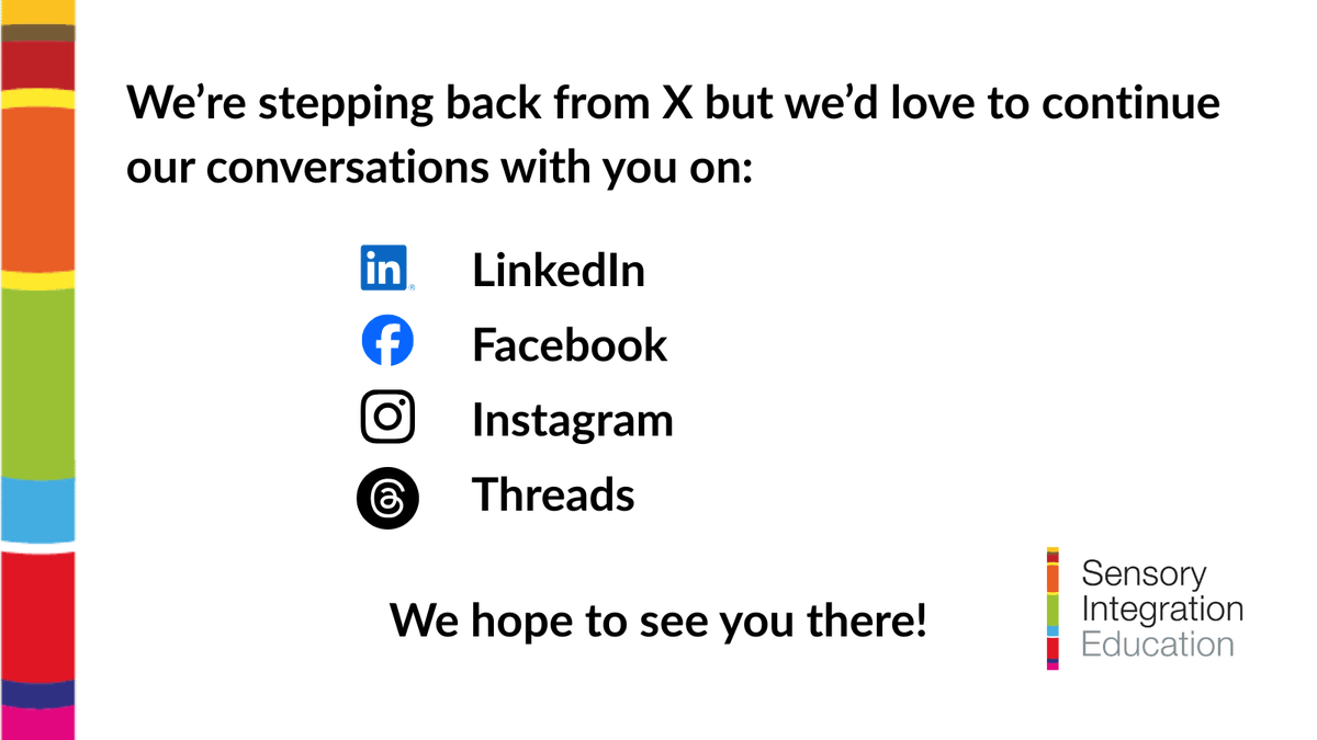 Sensory Integration Education tweet media