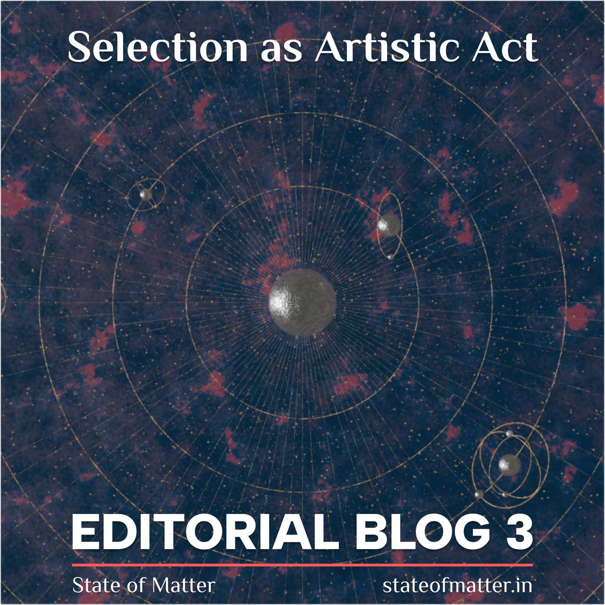 Find our editor, <a href="/its_ayush_here/">Ayush Mukherjee</a>, writing about why Editing is akin to art-ing, and why readers must, in proper terms, be considered as aesthetic actors.

Tell us your thoughts below. Find the article here: stateofmatter.in/blog/selection…

#readingcommunity #EditorsTake