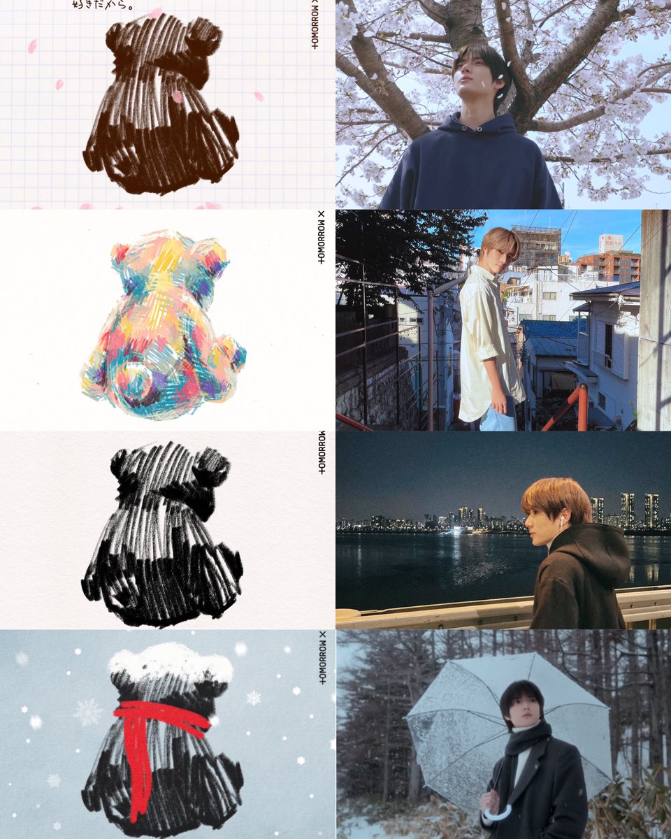 913kkyu's tweet image. the most beomgyu thing he’s ever done is give us a cover for each season, i will always love how beautifully sentimental and romantic he is