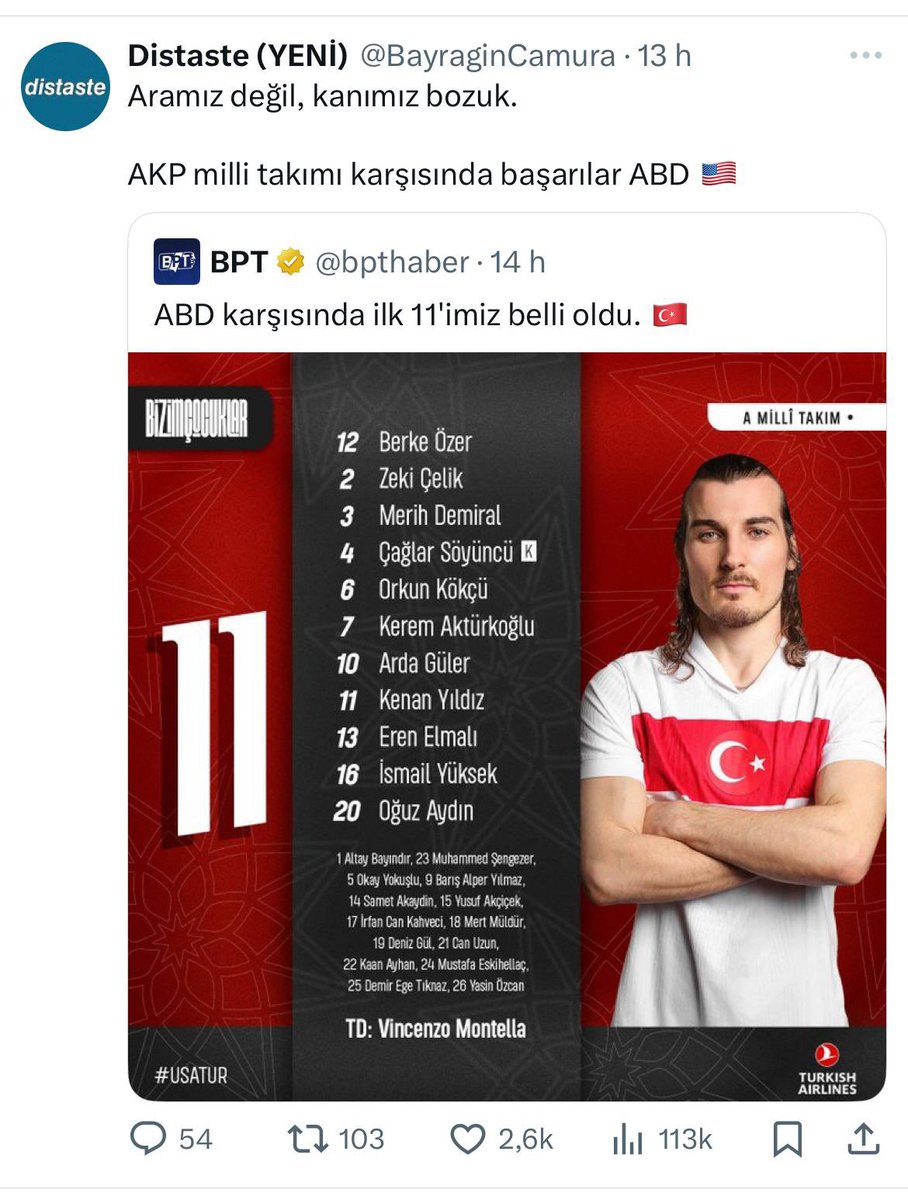 AltayCemMeric's tweet image. Ona biz de şaşırdık. Neyse boş geçmeyelim bir twitini daha yayınlayalım.