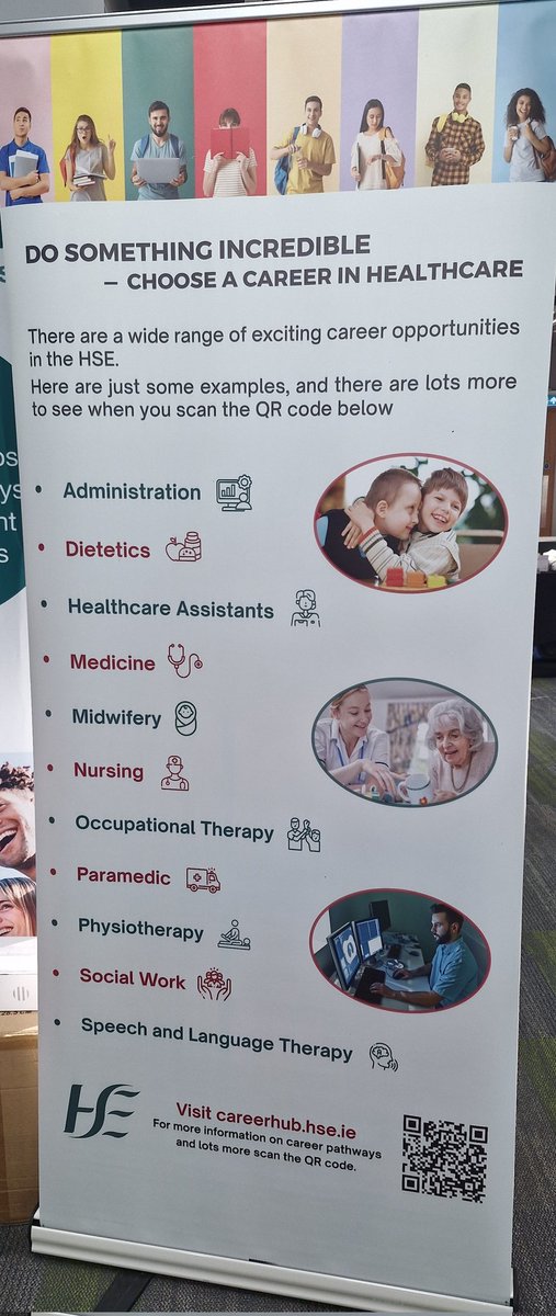 Olivia_Wall_'s tweet photo. Delighted to join @HSE_TAE in @PaircUiCha0imh to showcase all the @WeHSCPs careers and the nationwide increases in training places for students. https://t.co/11BrLB4UfU