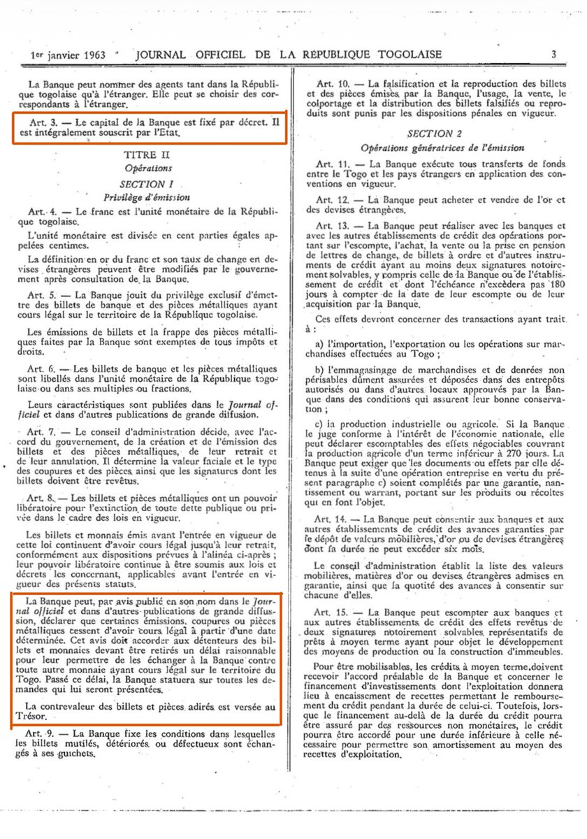 prosperiteafric's tweet photo. 🟡 Assassiné le 13 Janvier 1963, il venait d’adopter le 12 décembre 1962, la loi créant la nouvelle monnaie du Togo et sa Banque centrale, en mettant fin au #FCFA — la monnaie coloniale.
Cela lui a coûté sa vie, près de l’ambassade des US à Lomé. Qui est Sylvanus #Olympio? ⤵️🧵 https://t.co/NAJviDu5Re