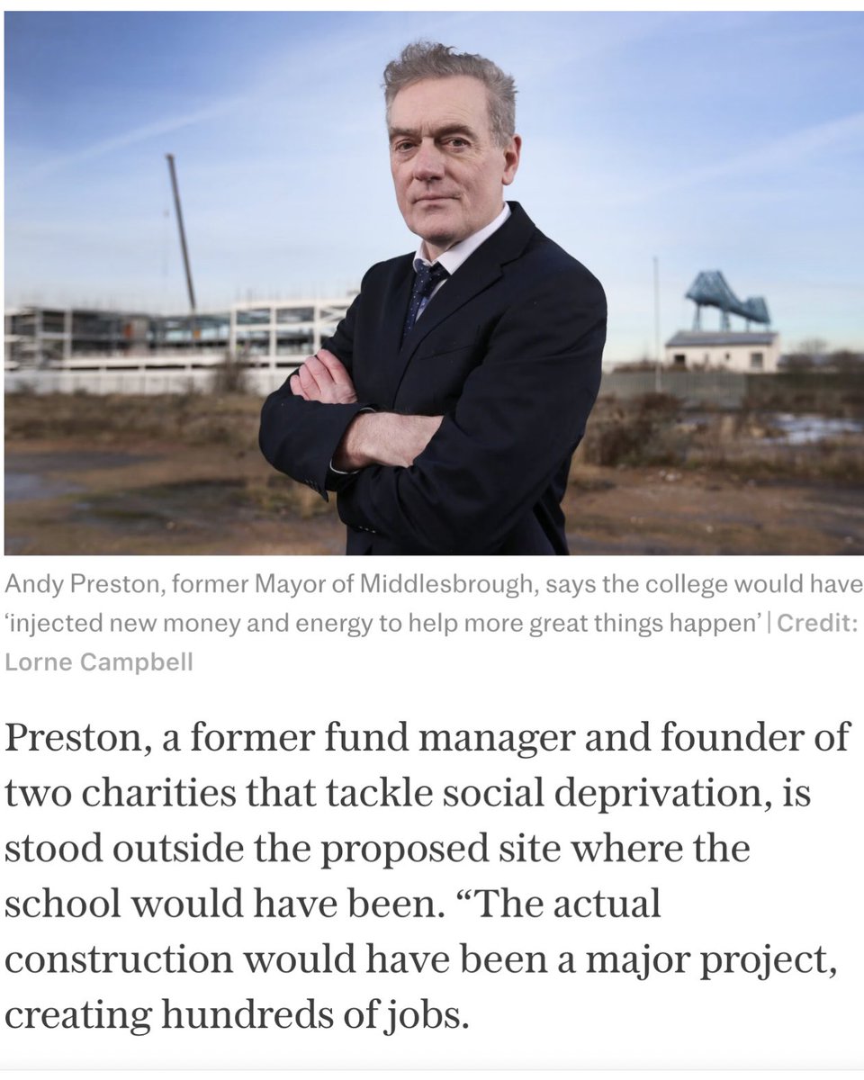centre_right_'s tweet photo. Labour blocking Eton College’s move to bring a free 6th form to deprived kids in Middlesbrough is a crime against the poorest.  The scandal is even worse than it seems

1 of 2 https://t.co/2Pwx0Sx4NO