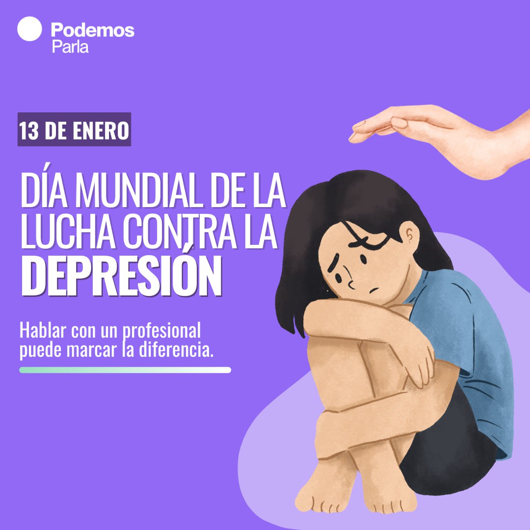 En el 𝗗𝗶́𝗮 𝗠𝘂𝗻𝗱𝗶𝗮𝗹 𝗱𝗲 𝗹𝗮 𝗟𝘂𝗰𝗵𝗮 𝗰𝗼𝗻𝘁𝗿𝗮 𝗹𝗮 𝗗𝗲𝗽𝗿𝗲𝘀𝗶𝗼́𝗻, recordad que el malestar emocional no es simplemente una "falla" interna o falta de voluntad; es la respuesta a condiciones de vida precarias, al aislamiento y a la falta de apoyos reales.