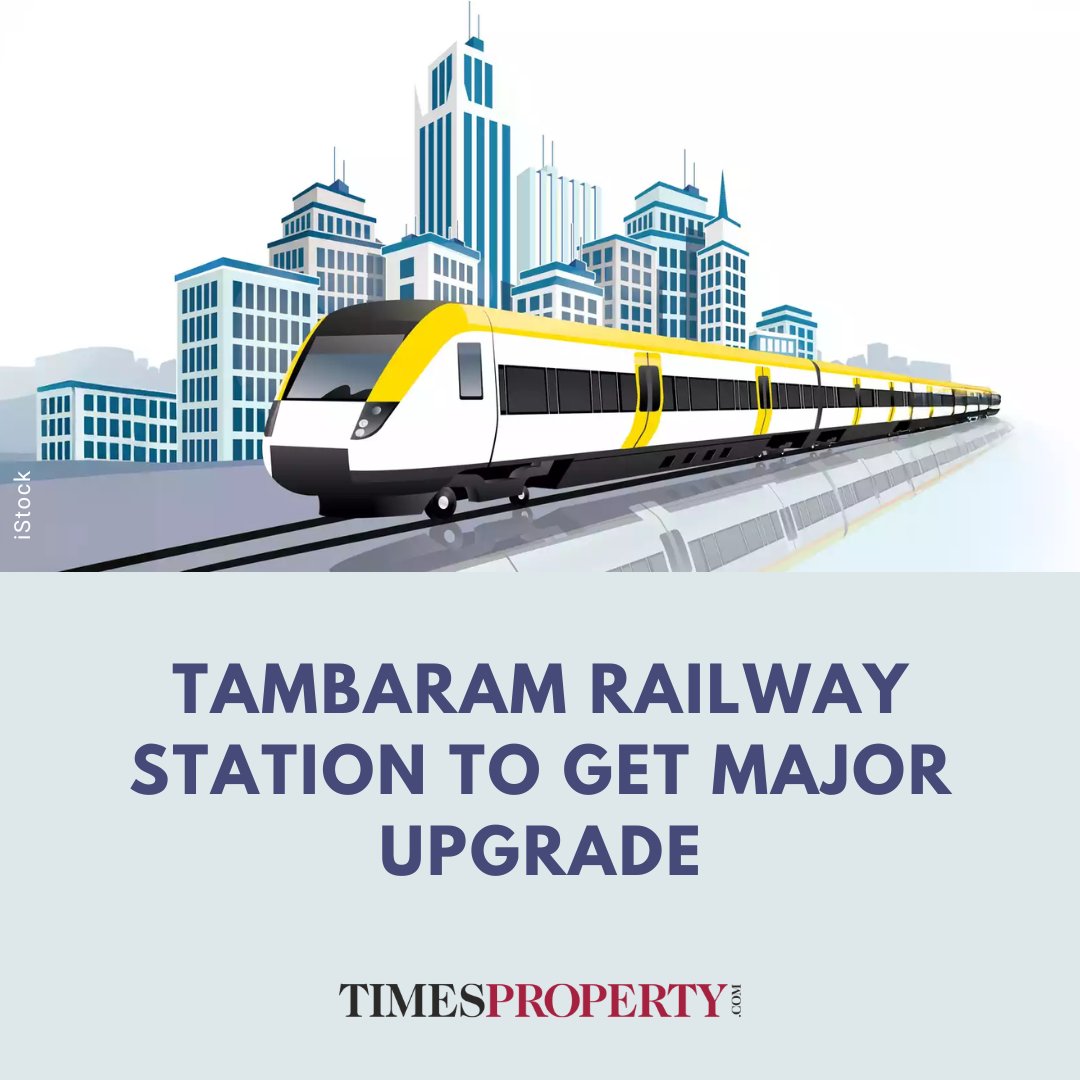 A Rs 890-crore makeover of Tambaram railway station to transform it into a modern transit hub is taking shape with the RLDA recently holding a stakeholder meeting on key projects to be developed under the public-private partnership mode.

timesproperty.com/article/post/t…