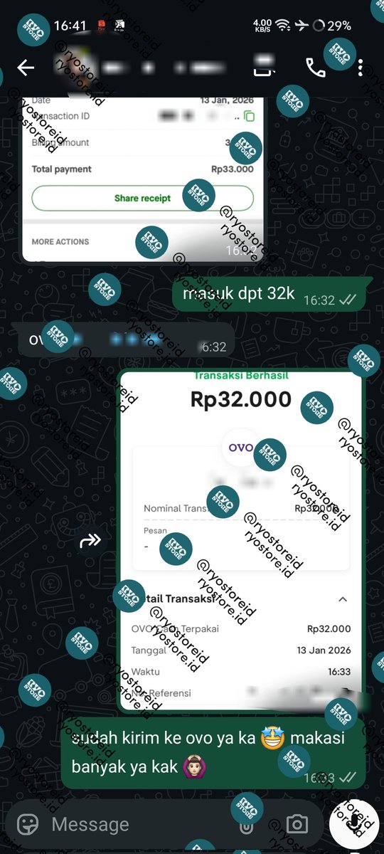 ryoconvert's tweet photo. @ryostoreid cv gopay ke ovo 32k
#ryotesti https://t.co/xlLDOmRvaF