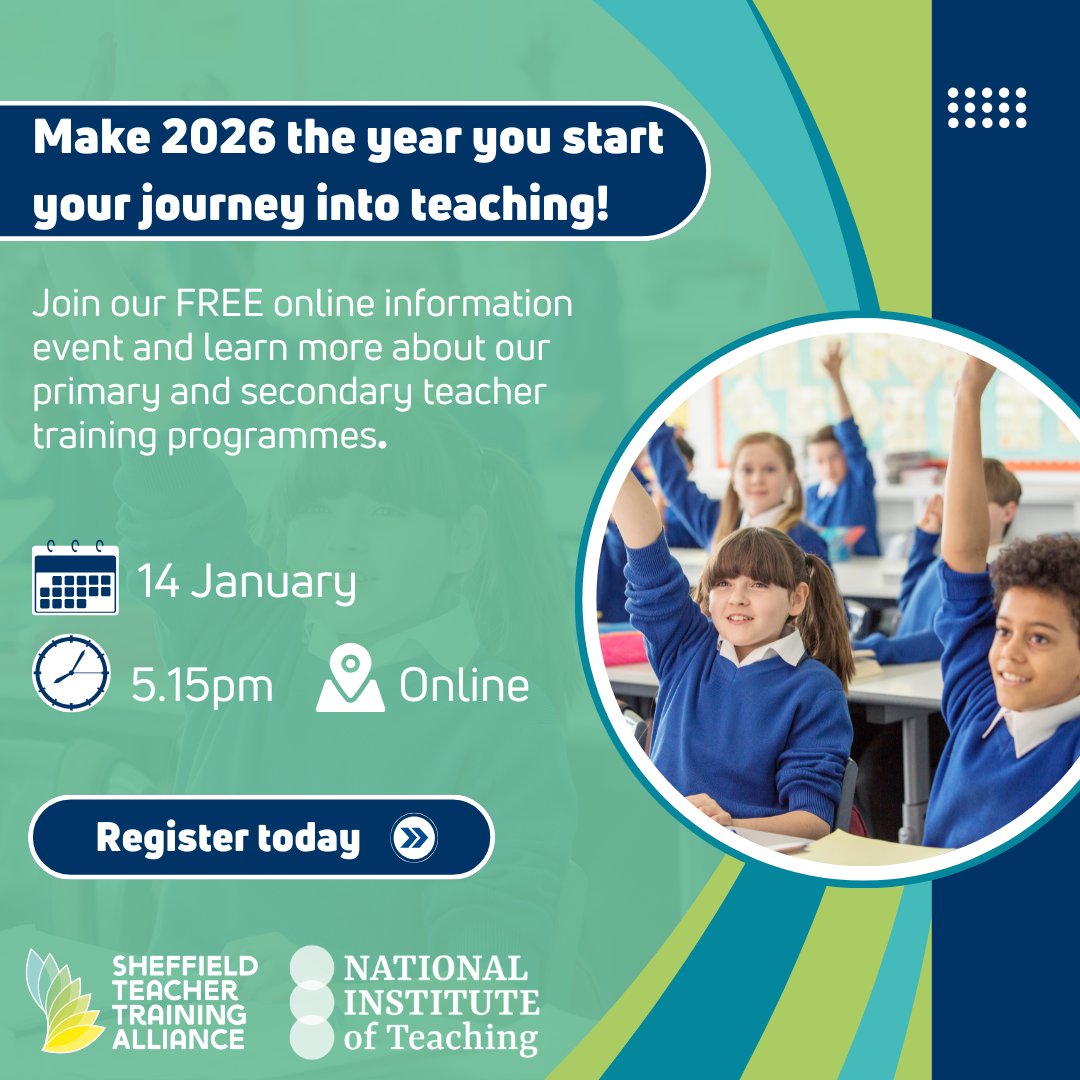 Sheffield Teacher Training Alliance (STTA) tweet media