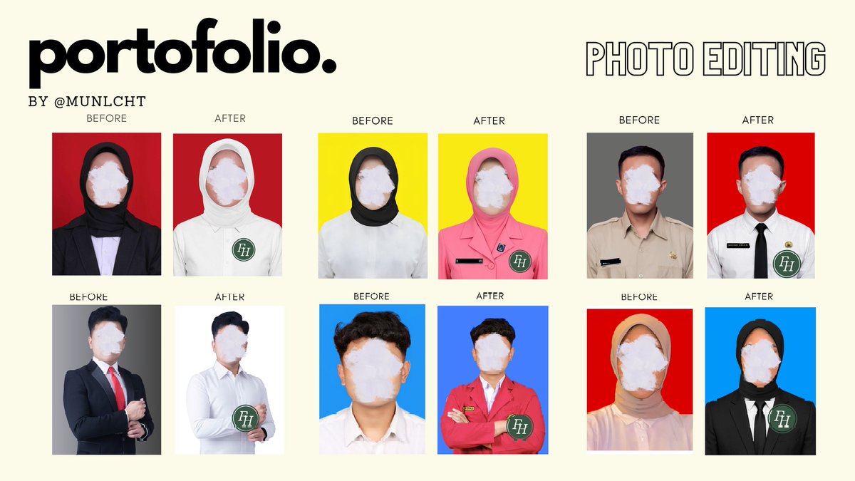 munbite's tweet image. Jasa Edit Foto - OPEN
wa.me/6281246524352
melayani:
- edit pasfoto
- ubah warna pakaian
- edit almet
- hapus / tambah objek
- manipulasi
- recolor
- retouch &amp;amp; simetris
- fullbody dll #zonauang